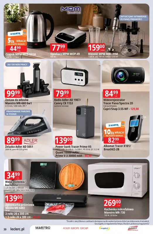 Leclerc - gazetka promocyjna Oferta E.Leclerc od wtorku 28.07 do soboty 08.08 - strona 30
