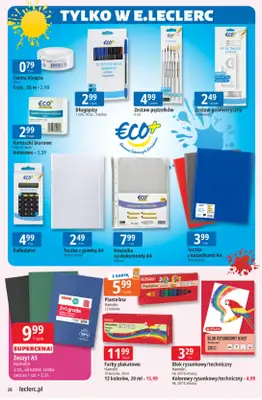 Leclerc - gazetka promocyjna Oferta E.Leclerc od wtorku 28.07 do soboty 08.08 - strona 26