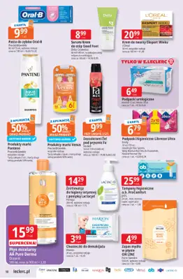 Leclerc - gazetka promocyjna Oferta E.Leclerc od wtorku 28.07 do soboty 08.08 - strona 18