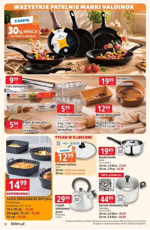 Leclerc - gazetka promocyjna Oferta E.Leclerc od wtorku 28.07 do soboty 08.08 - strona 22