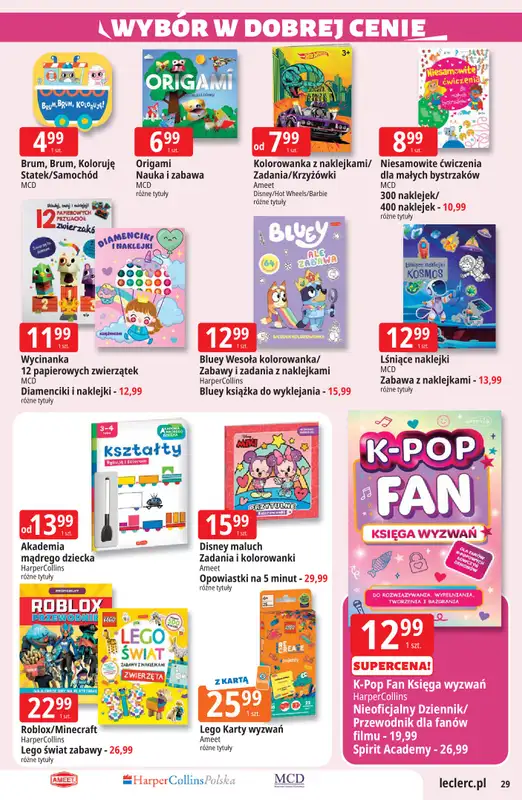 Leclerc - gazetka promocyjna Oferta E.Leclerc od wtorku 28.07 do soboty 08.08 - strona 29