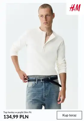 H&M - gazetka promocyjna NOWOŚCI - kolekcja męska od czwartku 23.07  - strona 8