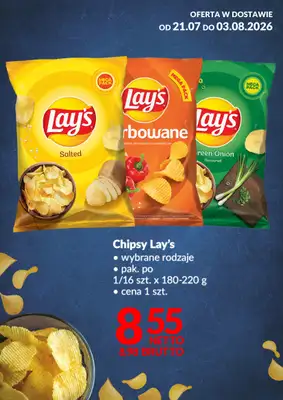 Makro - gazetka promocyjna Ulotka Lays od czwartku 23.07 do poniedziałku 03.08