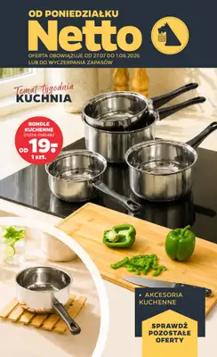 Netto - gazetka promocyjna Inspiracje tygodnia Kuchnia od poniedziałku 27.07 do soboty 01.08