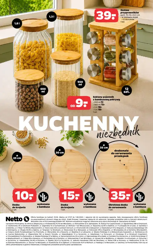 Netto - gazetka promocyjna Inspiracje tygodnia Kuchnia od poniedziałku 27.07 do soboty 01.08 - strona 3