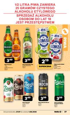 Netto - gazetka promocyjna Gazetka Spożywcza od poniedziałku 27.07 do soboty 01.08 - strona 27
