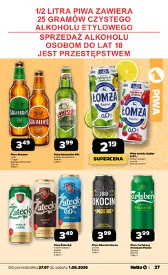Netto - gazetka promocyjna Gazetka Spożywcza od poniedziałku 27.07 do soboty 01.08 - strona 27