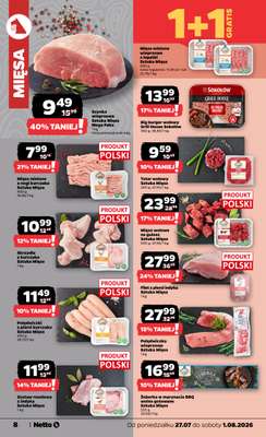 Netto - gazetka promocyjna Gazetka Spożywcza od poniedziałku 27.07 do soboty 01.08 - strona 8