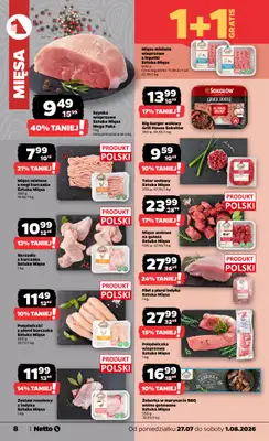 Netto - gazetka promocyjna Gazetka Spożywcza od poniedziałku 27.07 do soboty 01.08 - strona 8