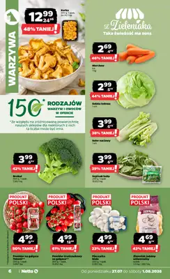 Netto - gazetka promocyjna Gazetka Spożywcza od poniedziałku 27.07 do soboty 01.08 - strona 6
