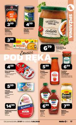 Netto - gazetka promocyjna Gazetka Spożywcza od poniedziałku 27.07 do soboty 01.08 - strona 17