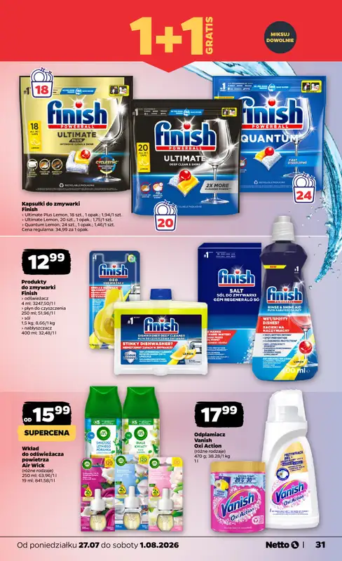 Netto - gazetka promocyjna Gazetka Spożywcza od poniedziałku 27.07 do soboty 01.08 - strona 31