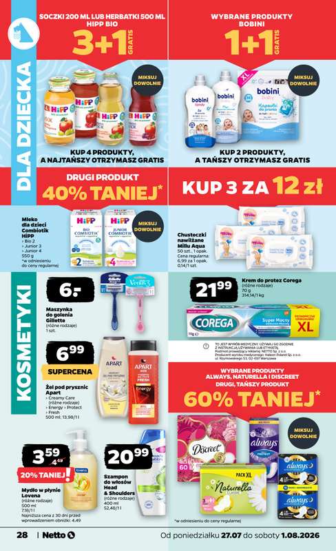 Netto - gazetka promocyjna Gazetka Spożywcza od poniedziałku 27.07 do soboty 01.08 - strona 28