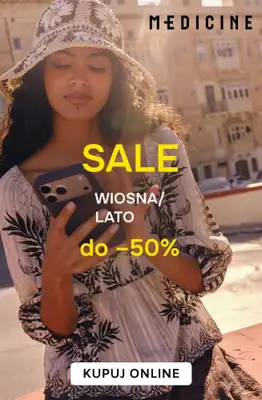 Medicine - gazetka promocyjna SALE do -50% od czwartku 23.07 do poniedziałku 03.08
