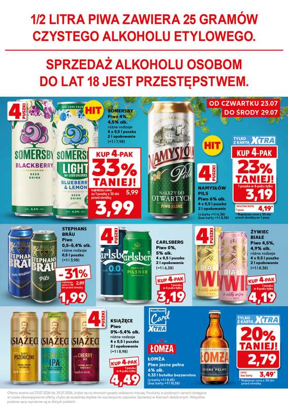 Kaufland - gazetka promocyjna Oferta Kaufland - SUPER SOBOTA od soboty 25.07 do soboty 25.07 - strona 21