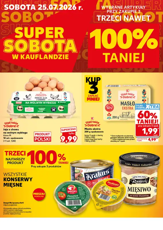 Kaufland - gazetka promocyjna Oferta Kaufland - SUPER SOBOTA od soboty 25.07 do soboty 25.07 - strona 2