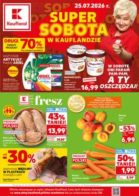 Kaufland - gazetka promocyjna Oferta Kaufland - SUPER SOBOTA od soboty 25.07 do soboty 25.07