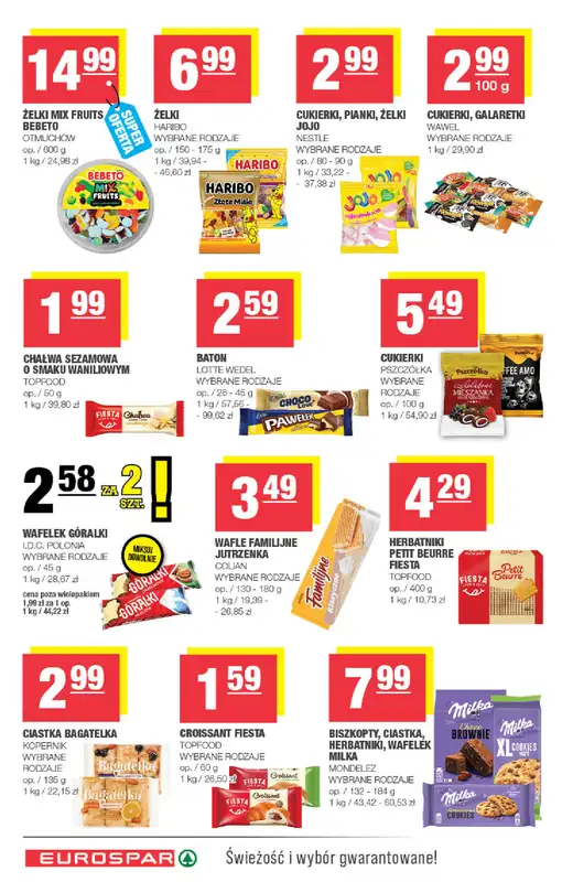 SPAR - gazetka promocyjna Gazetka Eurospar od środy 29.07 do niedzieli 09.08 - strona 14