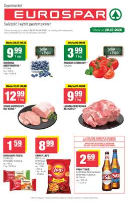 SPAR - gazetka promocyjna Gazetka Eurospar od środy 29.07 do niedzieli 09.08