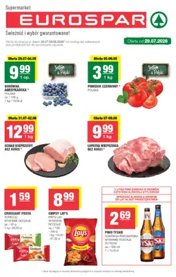 SPAR - gazetka promocyjna Gazetka Eurospar od środy 29.07 do niedzieli 09.08
