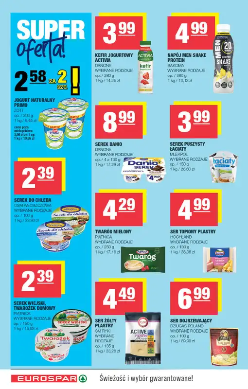 SPAR - gazetka promocyjna Gazetka Eurospar od środy 29.07 do niedzieli 09.08 - strona 4
