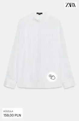 Zara - gazetka promocyjna Białe koszule damskie od piątku 24.07  - strona 10
