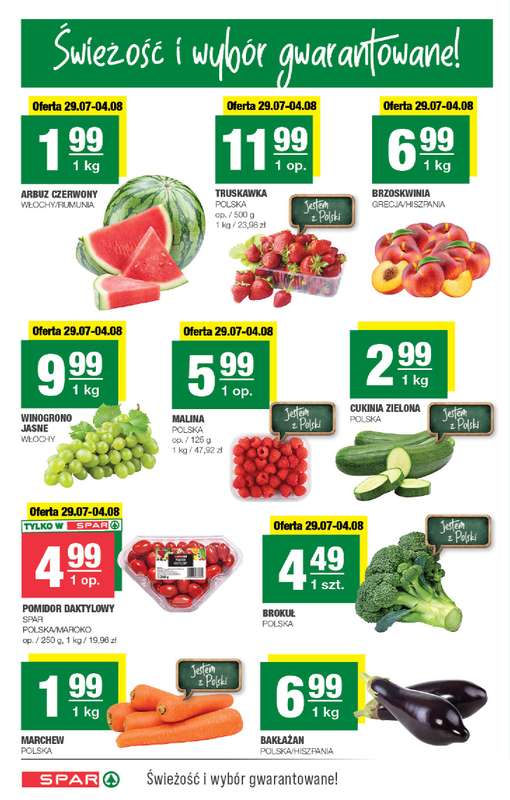 SPAR - gazetka promocyjna Gazetka Spar od środy 29.07 do niedzieli 09.08 - strona 2