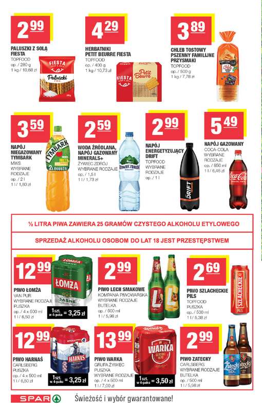 SPAR - gazetka promocyjna Gazetka Spar od środy 29.07 do niedzieli 09.08 - strona 6