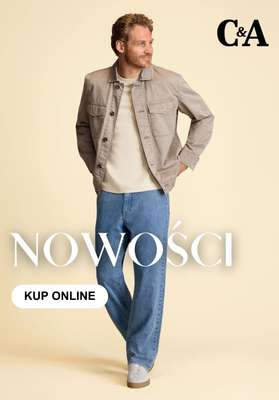 C&A - gazetka promocyjna Stylowe nowości dla niego od czwartku 23.07 
