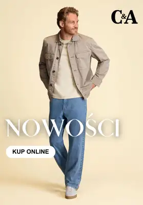 C&A - gazetka promocyjna Stylowe nowości dla niego od czwartku 23.07 