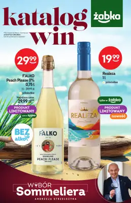 Żabka - gazetka promocyjna Katalog win od czwartku 23.07 do wtorku 04.08