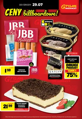 Gram Market - gazetka promocyjna Cały tydzień niskie ceny od piątku 24.07 do środy 29.07 - strona 3