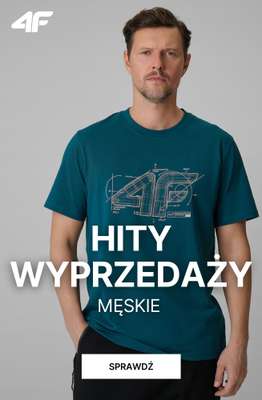 4F - gazetka promocyjna Hity wyprzedaży dla niego od soboty 25.07 