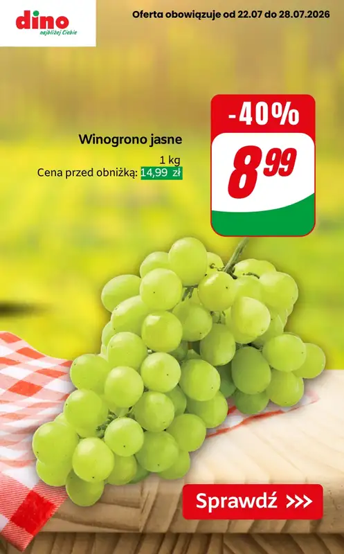 Dino - gazetka promocyjna Nawet do -50% taniej od piątku 24.07 do wtorku 28.07 - strona 9