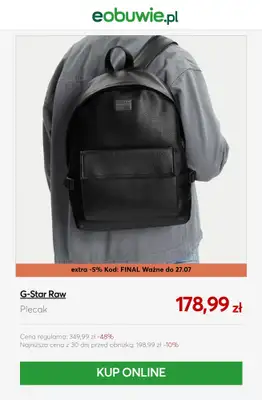 eobuwie.pl - gazetka promocyjna SALE: plecaki od czwartku 23.07 do poniedziałku 27.07 - strona 7