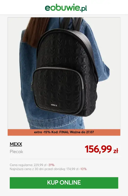 eobuwie.pl - gazetka promocyjna SALE: plecaki od czwartku 23.07 do poniedziałku 27.07 - strona 6