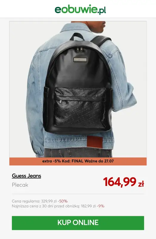 eobuwie.pl - gazetka promocyjna SALE: plecaki od czwartku 23.07 do poniedziałku 27.07 - strona 2
