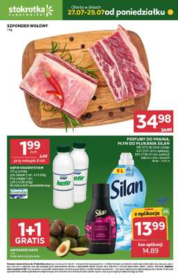 Stokrotka - gazetka promocyjna Hity na start od poniedziałku 27.07 do środy 29.07