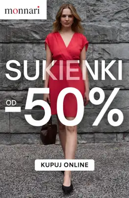 Monnari - gazetka promocyjna Sukienki od -50% od czwartku 23.07 