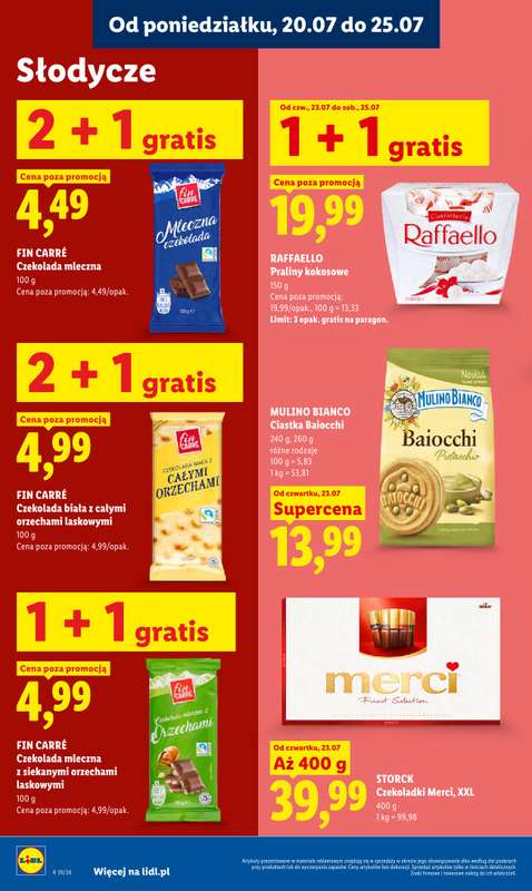 Lidl - gazetka promocyjna Oferta od czwartku od czwartku 23.07 do soboty 25.07 - strona 84