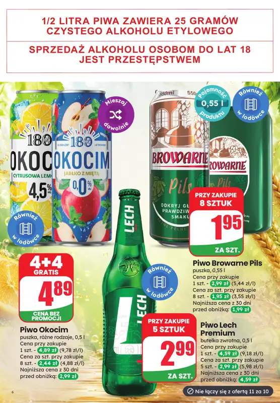Dino - gazetka promocyjna Weekendowe okazje od piątku 24.07 do soboty 25.07 - strona 6