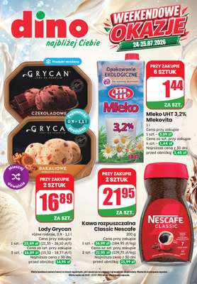 Dino - gazetka promocyjna Weekendowe okazje od piątku 24.07 do soboty 25.07