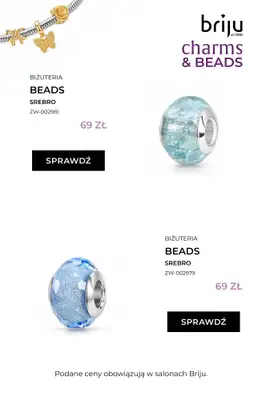 Briju - gazetka promocyjna Promocja Charms & Beads od piątku 24.07 do poniedziałku 10.08 - strona 7