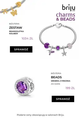 Briju - gazetka promocyjna Promocja Charms & Beads od piątku 24.07 do poniedziałku 10.08 - strona 11