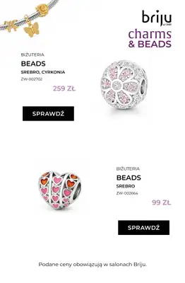 Briju - gazetka promocyjna Promocja Charms & Beads od piątku 24.07 do poniedziałku 10.08 - strona 15