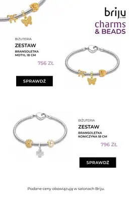 Briju - gazetka promocyjna Promocja Charms & Beads od piątku 24.07 do poniedziałku 10.08 - strona 10