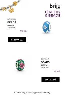 Briju - gazetka promocyjna Promocja Charms & Beads od piątku 24.07 do poniedziałku 10.08 - strona 2