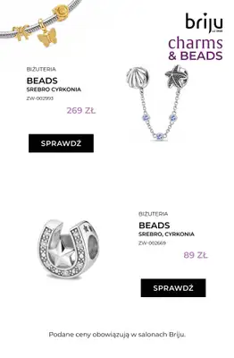 Briju - gazetka promocyjna Promocja Charms & Beads od piątku 24.07 do poniedziałku 10.08 - strona 8