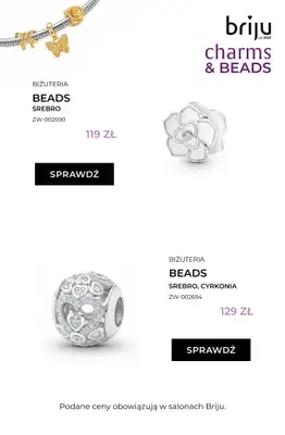 Briju - gazetka promocyjna Promocja Charms & Beads od piątku 24.07 do poniedziałku 10.08 - strona 9