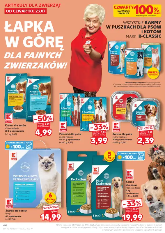 Kaufland - gazetka promocyjna Gazetka Tygodnia od czwartku 23.07 do środy 29.07 - strona 64
